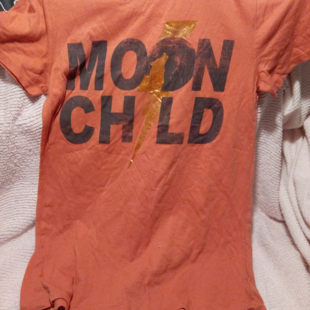 Graphic fitted tee boho